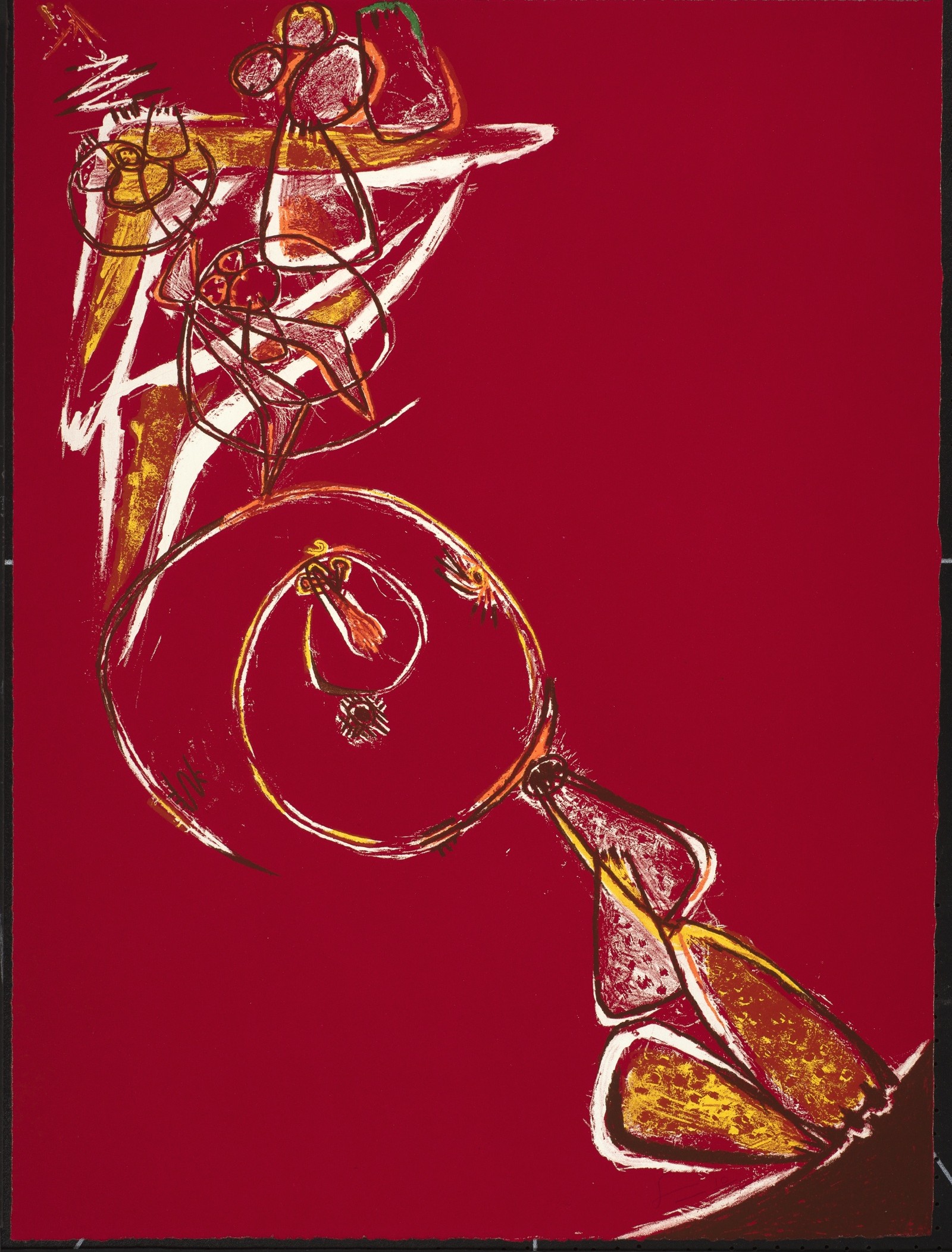 Frank Lobdell, Tamarind Lithograph, 1966
