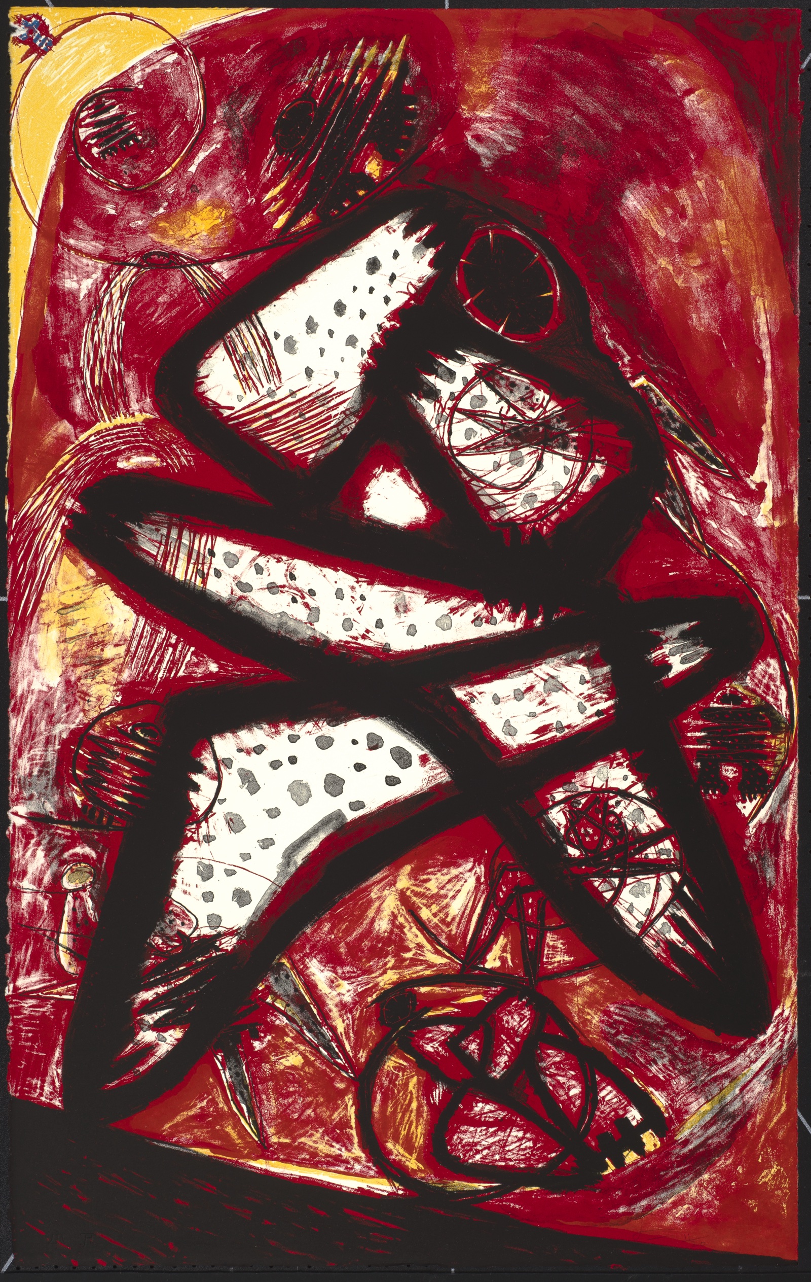 Frank Lobdell, Tamarind Lithograph, 1966